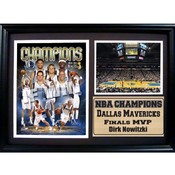 2011 NBA Champion Dallas Mavericks Stat Plaque(Case of 6)