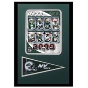 2009 New York Jets 12x18 Pennant Frame