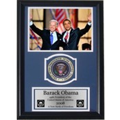 Barack Obama and Joe Biden with Presidential Comme
