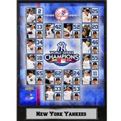 2009 New York Yankees World Series 9x12 Plaque