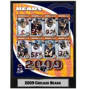2009 Chicago Bears 9x12 Plaque