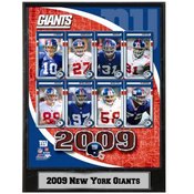 2009 New York Giants 9x12 Plaque
