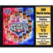 2009 World Series 12x15 Stat Plaque