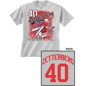 Grey Henrik Zetterberg OcTopus T Shirt
