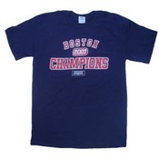 Navy 2007 Boston "Distressed" Champions T-Shirt