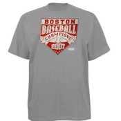 Grey 2007 Boston "Champions Shield" T-Shirt