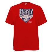 Red 2007 Boston "Champions Shield" T-Shirt