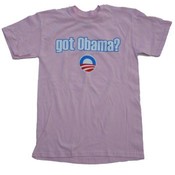 Barack Obama "Got Obama?" Pink T-Shirt