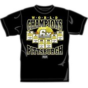 Pittsburgh Black "Champions Banner" T-Shirt