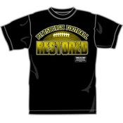 Black Pittsburgh "Restored" T-shirt