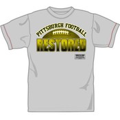 Grey Pittsburgh "Restored" T-Shirt