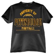 Black "Property of Pittsburgh" T-Shirt