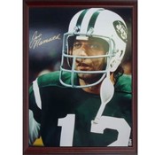 Joe Namath Autograph in a 30" x 34" Deluxe Photogr