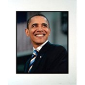 Barack Obama Smile 11" x 14" Photograph in a Matte