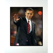 Barack Obama Waving 11" x 14" Photograph in a Matt