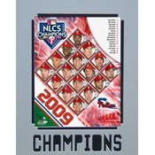 2009 Philadelphia Phillies Champions Mat 11" x 14