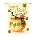 Garden Sized Flag - Lucky Clover