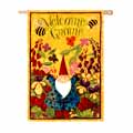 Garden Sized Flag - Welcome Gnome