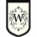 Garden Sized Applique Flag - Monogram "W"