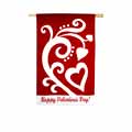 Garden Sized Flag - Valentine Hearts