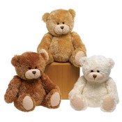 10" 3 Assorted Color Sitting Bears