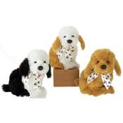 9.5" 3 Assorted Color Dogs