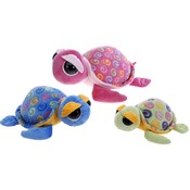 12" 3 Assorted Big Eyes Swirl Turtles
