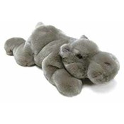 Harnold" 15" Laydown Hippo Plush