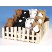 5.5" Pony Bean Bags With Display Plush