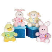 7" 4 Asst. Easter Pals W/Shirt
