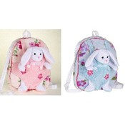13" 2 Asst. Color Flower Backpacks