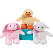9" 3 Assorted Easter Animals