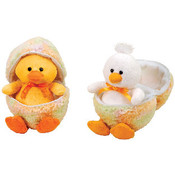 6" 2 Assorted Easter Animals In Egg