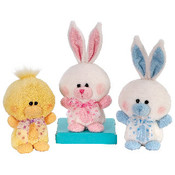 7" Assorted Big Head Easter Animals