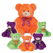 17" Color Halloween Bears