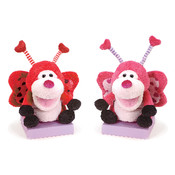 9" High Assorted Love Bugs Hand Puppets