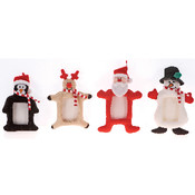5" Christmas Characters Flat Gift Card Holder
