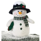 10.5"  Plush Smiling Snowman