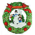 Snowman LED Wreath