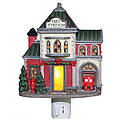 Fire Station Flickering Night Light