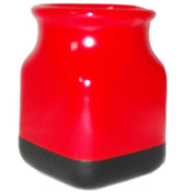 Heavy Flexible plastic Bottle Holder Red