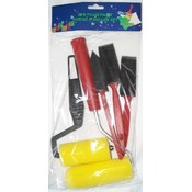 Five Piece Foam Paint Brush and Roller set