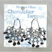 Beaded Gem Earrings