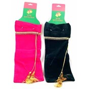 Christmas Wine Bottle Bag with Velvet