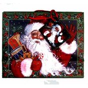 Christmas Scene Gift Bag Medium