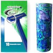 Advantage Mens Razors w/Floor Display