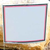 Plastic Lawn Sign 14" x 16"  - "Blank"