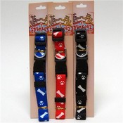Spunkeez Adjustable Collar Paw/Bone Print