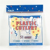 Penley Cutlery Clear Crystal Assorted