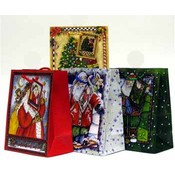 Christmas Matte Medium Whimsical Gift Bag